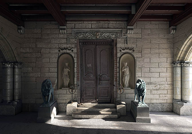Il Duca di Düsseldorf - Ingresso Villa